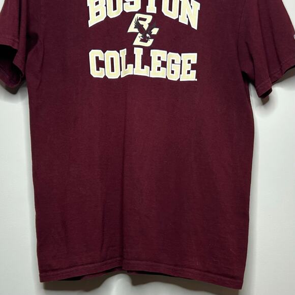 Champion Boston College T-Shirt Short Sleeves Size YXL BC Eagles Crew Neckline - Picture 3 of 9